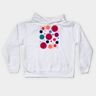 bubble abstract design Kids Hoodie